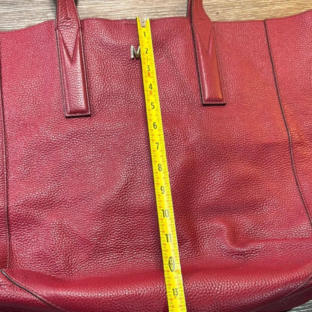 Michael Kors Burgundy Leather Tote